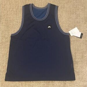 Nike SB Basketball Jersey Top Reversible Mesh Blue FN2597-410 Men's Large